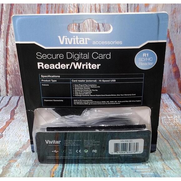 Vivitar Secure Digital Card Reader/Writer R1 SD/HC‎ Reader - Picture 5 of 8